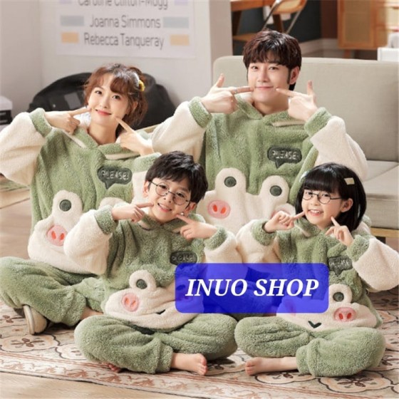 Conjunto de ropa de felpa para dormir